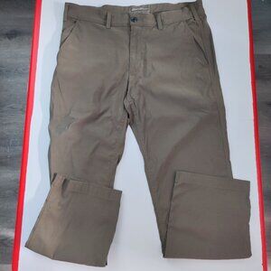 Eddie Bauer Travex outdoor activity pants lightweight olive green men's 36X30